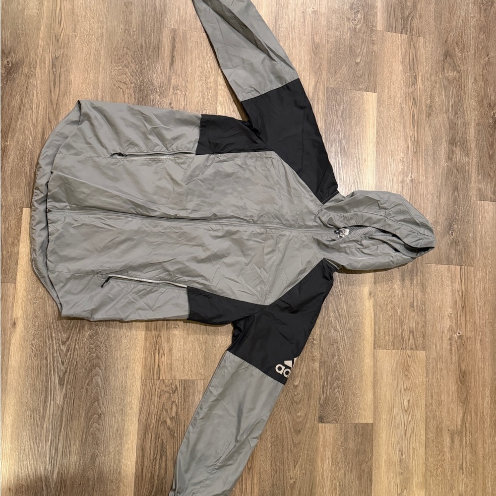 Adidas Gray and Black Jacket